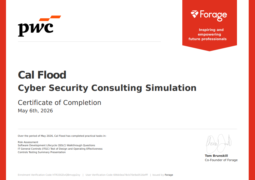 Official Course Certificate